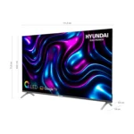 TELEVISOR HYUNDAI HYLED5021QG4KM PANTALLA 50'' QLED 4K - Imagen 2