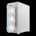 CHASIS MID-TOWER GAMDIAS AURA GC1 ELITE RGB BLANCO Y NEGRO - Imagen 3