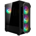 CHASIS MID-TOWER GAMDIAS AURA GC1 ELITE RGB NEGRO