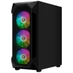 CHASIS MID-TOWER GAMDIAS AURA GC1 ELITE RGB NEGRO - Imagen 2