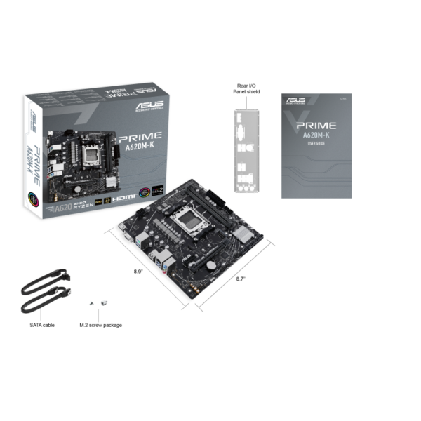 BOARD A620M-K ASUS PRIME DDR5