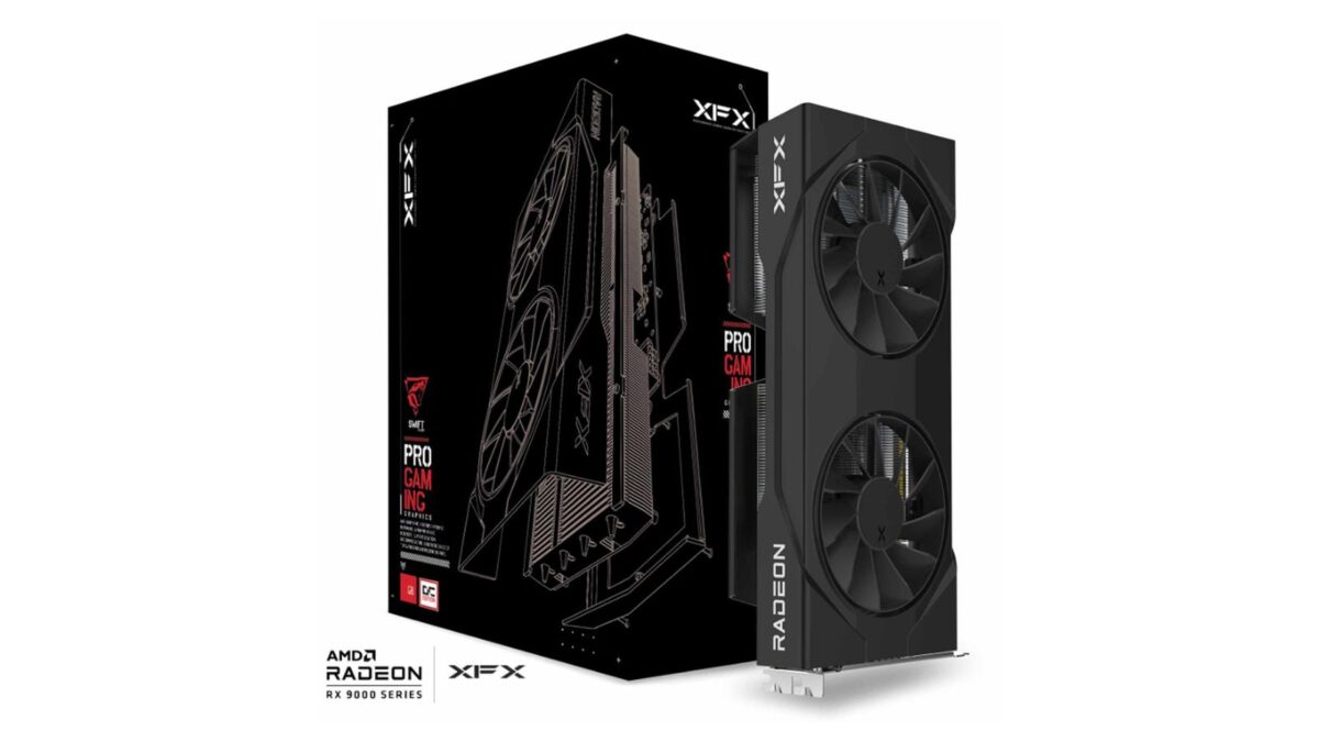 RX9060XT­ 16GB  XFX PRO GAMING DDR6 - Imagen 1