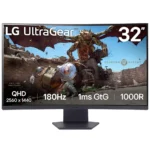 32" LG MONITOR CURVO GAMER ULTRAGEAR QHD