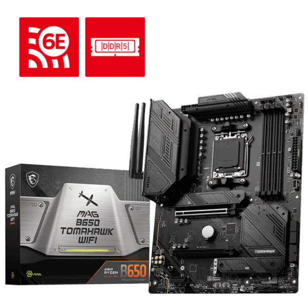 BOARD MAG B650 TOMAHAWK WIFI AM5 DDR5 RYZEN AMD 7000 MSI