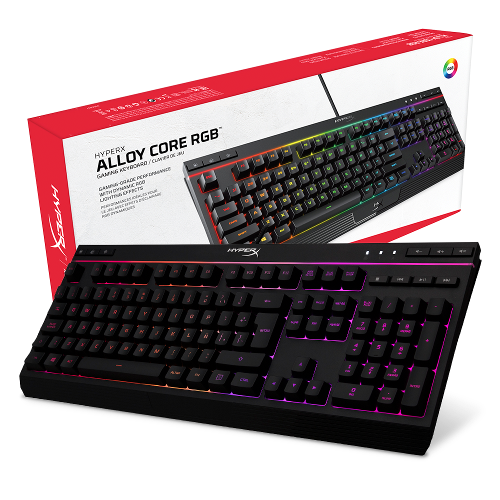 Product_202201121344381741255446 TECLADO HYPERX ALLOY CORE RGB (ESPAÑOL) - Imagen 1