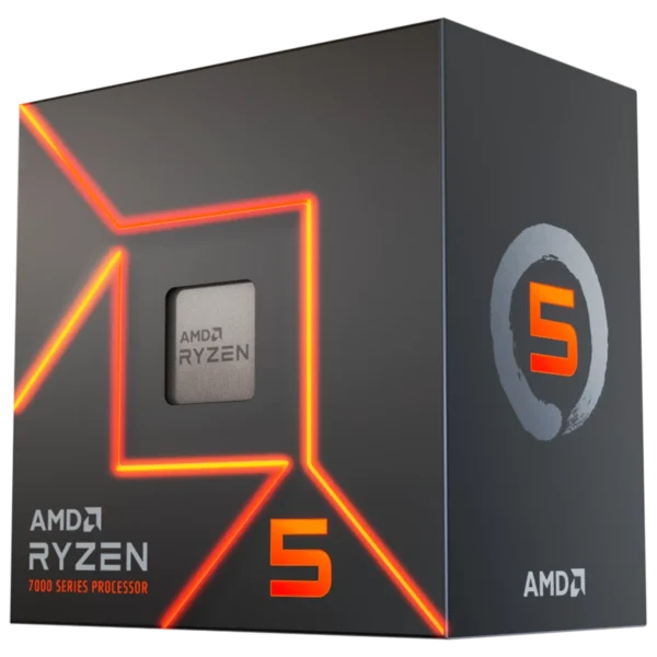 PROCESADOR AMD RYZEN 5 7600 AM5 (3.8GHz-5.1GHz) FAN/VÍDEO