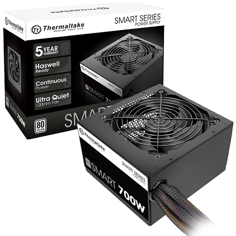 Product_2023062916523254224418.THERMALTAKE-700W FUENTE DE PODER THERMALTAKE SMART 700W 80 PLUS WHITE - Imagen 1