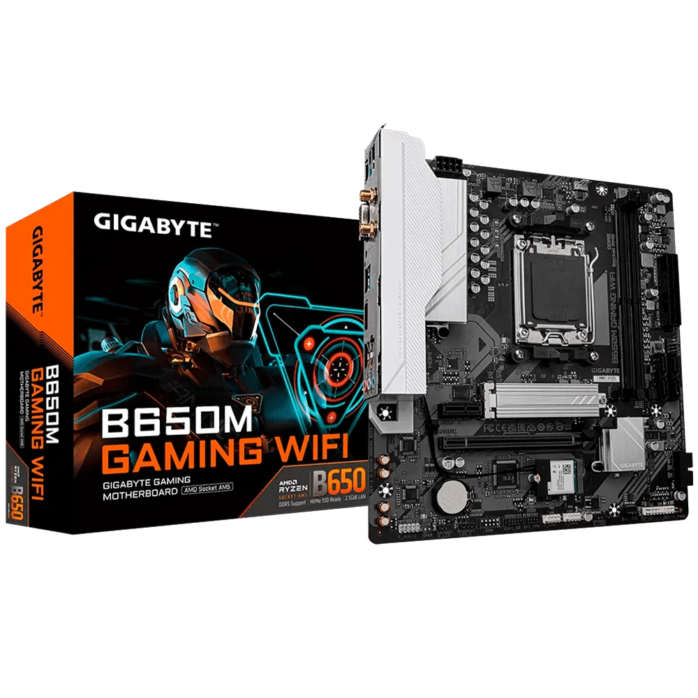 Product_20240605100521100621014.perfil PNG GIGABYTE B650M GAMING WIFI REV.1.2 – BOARD SOCKET AM5 - Imagen 1