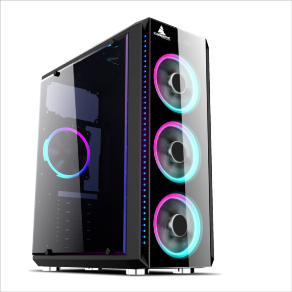 CAJA ICEBERG CRYSTAL G9 V2 4 VENTILADORES RGB