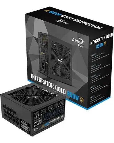 D_NQ_NP_913271-MCO73535651636_122023-O FUENTE AEROCOOL INTEGRATOR 850W 80 PLUS GOLD RGB PCIe 5.0 - Imagen 1