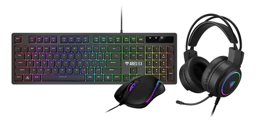 COMBO TECLADO, MOUSE Y DIADEMA GAMDIAS POSEIDON E2
