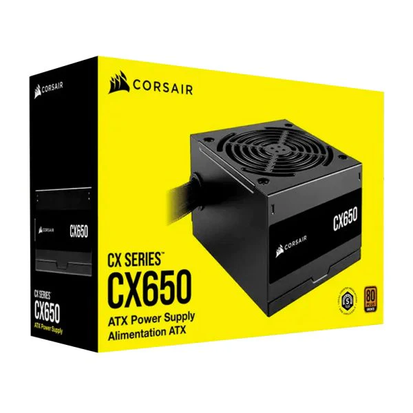 FuenteCorsairCX650650Watts FUENTE DE PODER CORSAIR 650W 80 PLUS BRONZE - Imagen 1