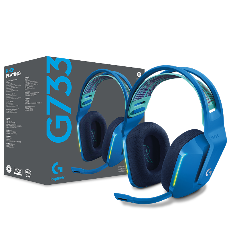 Product_202104141356361243763794 DIADEMA LOGITECH G733 LIGHTSPEED RGB AZUL - Imagen 1