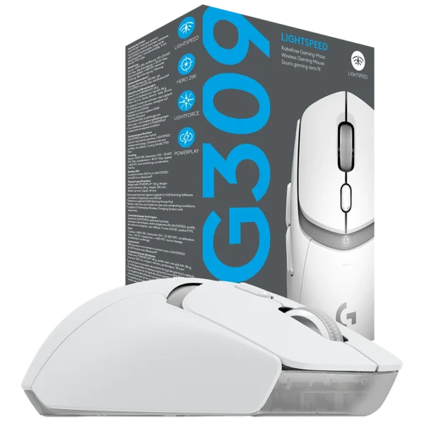 MOUSE GAMER INALAMBRICO LOGITECH G309 LIGHTSPEED BLANCO