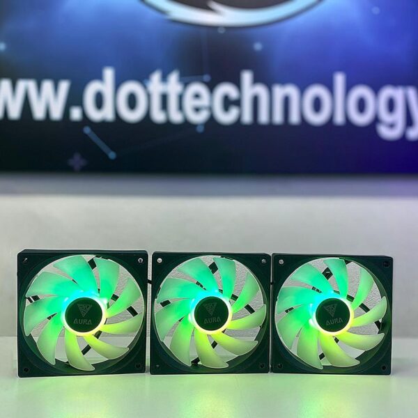 KIT VENTILADORES GAMDIAS X3 NEGROS OEM