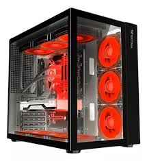 CAJA WATTANA ARTICO SNOW PECERA  7 FAN RGB 120MM NEGRO