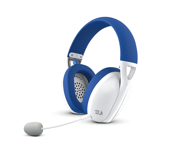 DIADEMA REDRAGON IRE PRO (H848B) BLANCA CON AZUL