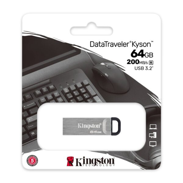 MEMORIA USB KINGSTON DATATRAVELER KYSON 64GB 3.2