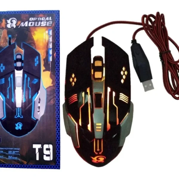 MOUSE ALAMBRICO GAMER T9