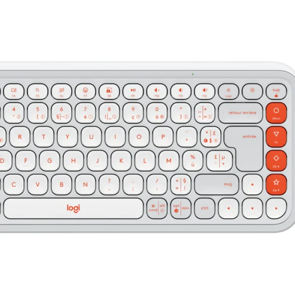 COMBO TECLADO Y MOUSE POP ICON LOGITECH NARANJA