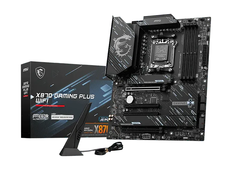 product_17321544284022eaa35cc5dba600b6c84ce7bd09ff BOARD MSI X870 GAMING PLUS WIFI7 AM5 - Imagen 1