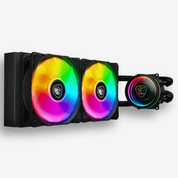 REFRIGERACION LIQUIDA COUGAR POSEIDON ELITE 240 RGB BLANCA Y NEGRA