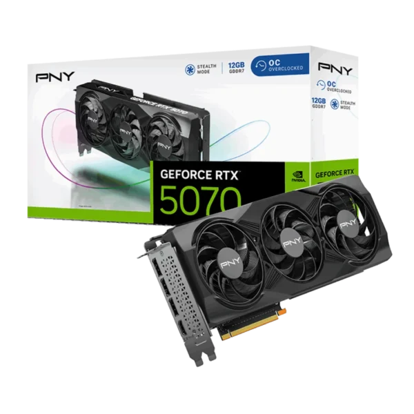 TARJETA DE VIDEO RTX 5070 12GB PNY TRIFAN