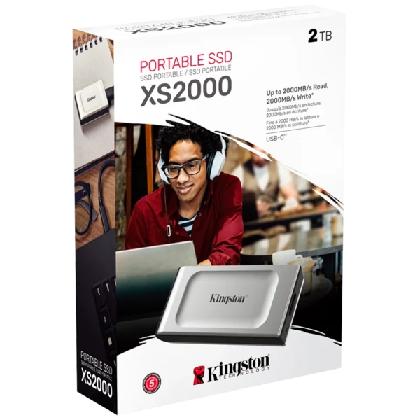 UNIDAD SOLIDA EXTERNA KINGSTON XS2000 2TB
