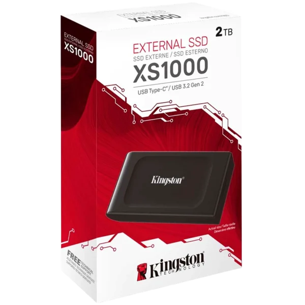 UNIDAD SOLIDA EXTERNA KINGSTON XS1000 2TB
