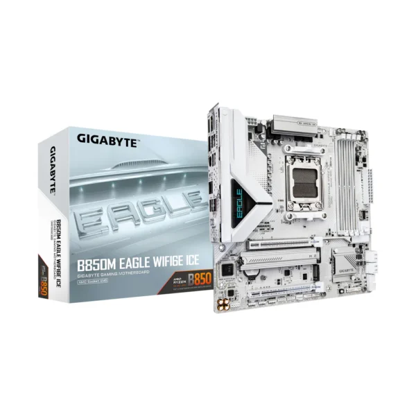 BOARD GIGABYTE B850M- EAGLE WIFI6E ICE BLANCA