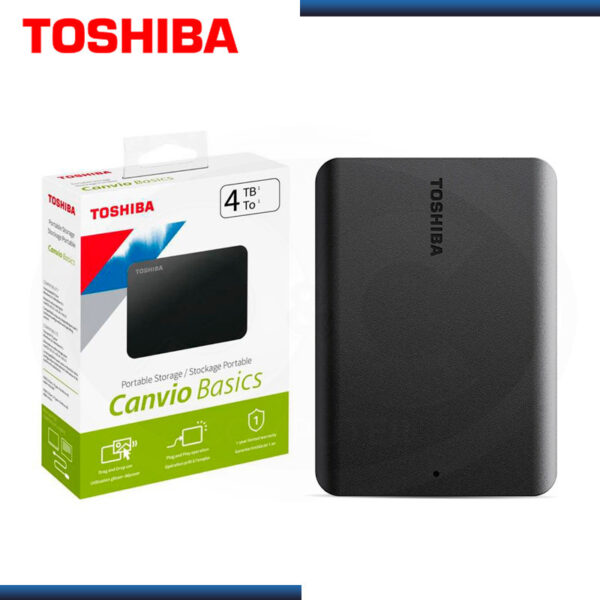 DISCO DURO EXTERNO 4TB TOSHIBA