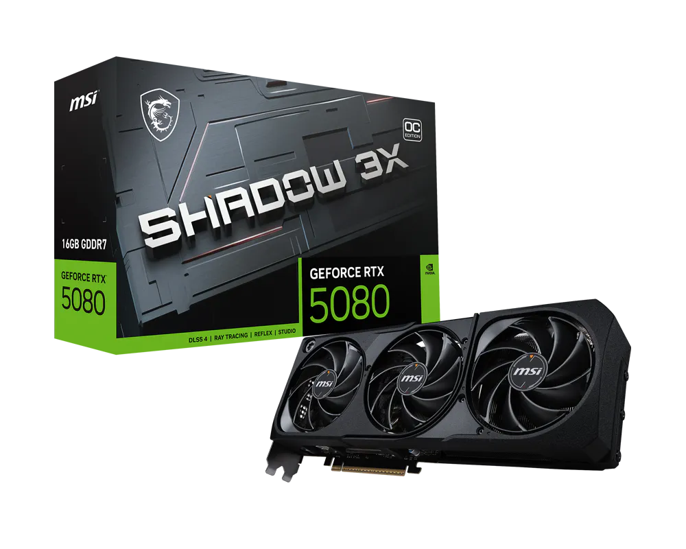 product_17370831134a3d92546c2123c788594ad0222631aa (1) TARJETA DE VIDEO MSI SHADOW 3X OC GEFORCE RTX 5080 16GB - Imagen 1