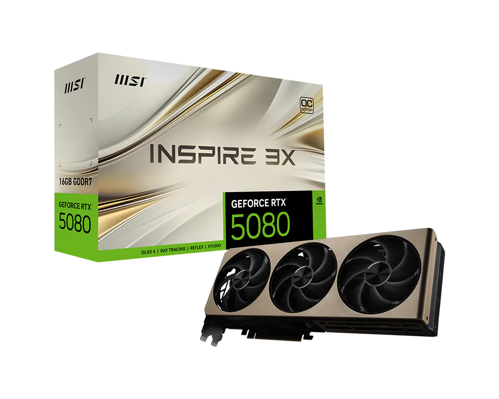 product_1737512413b20aec5ed3adb2a2f38b9f135ef0119e TARJETA DE VIDEO MSI INSPIRE 3X OC RTX 5080 - Imagen 1