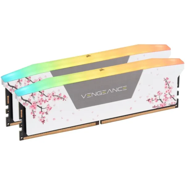 KIT DDR5 32GB (2X16) 6000MHZ CORSAIR VENGEANCE RGB BLANCA (PREVENTA)