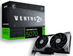 TARJETA DE VIDEO MSI RTX 5070 VENTUS 2X 12GB DDR7