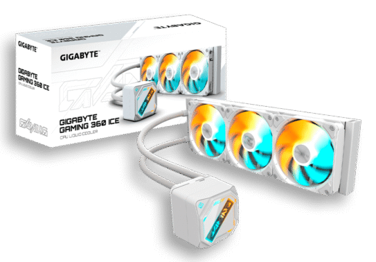 REFRIGERACION LIQUIDA GIGABYTE GAMING 360 ARGB NEGRA Y BLANCA
