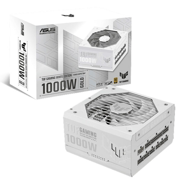 FUENTE DE PODER ASUS TUF GAMING 1000W 80 PLUS GOLD BLANCA
