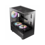 CHASIS MICRO-TOWER ANTEC CX200M ELITE RGB BLANCO Y NEGRO - Imagen 2
