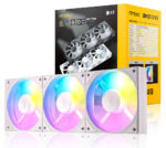 KIT VENTILADORES X3 ANTEC CONNECT 120 ARGB BLANCO