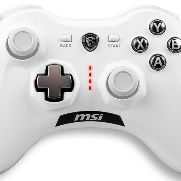 CONTROL GAMEPAD INALÁMBRICO MSI FORCE GC30 V2 BLANCO Y NEGRO