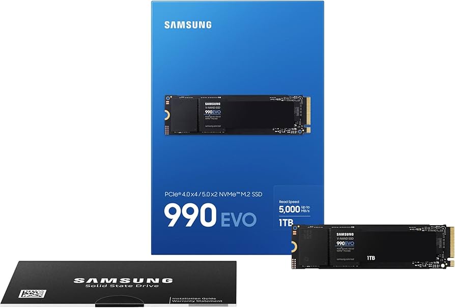61DHuYWvXuL._AC_UF894,1000_QL80_ DISCO SOLIDO M.2 SAMSUNG 990 EVO 1TB 5.000MB/s - Imagen 1