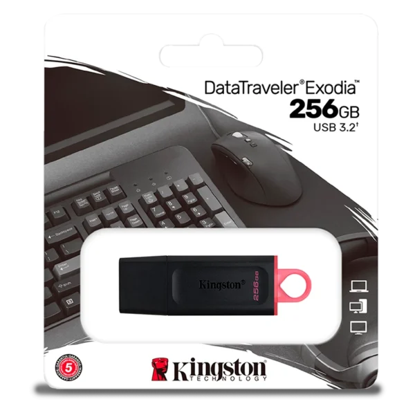 MEMORIA USB KINGSTON DATATRAVELER EXODIA 256GB 3.2