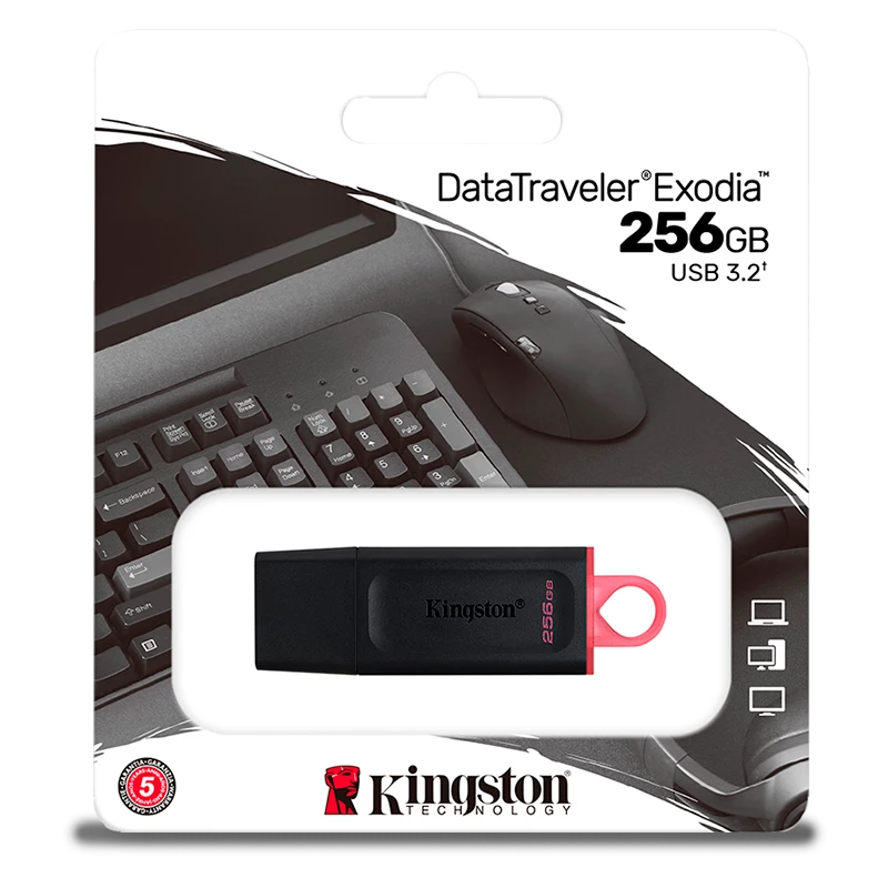 Product_20230424181021480272255.Exodia-256GB MEMORIA USB KINGSTON DATATRAVELER EXODIA 256GB 3.2 - Imagen 1