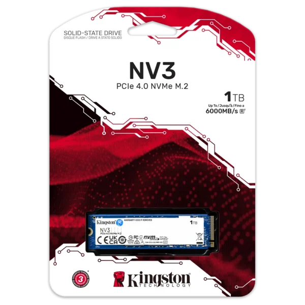 UNIDAD SÓLIDA M.2 KINGSTON NV3 1TB