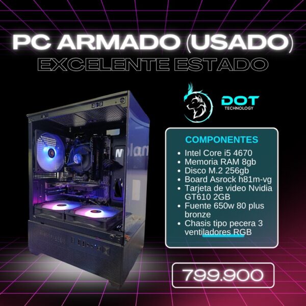 PC PREENSAMBLADO (USADO) CORE I5