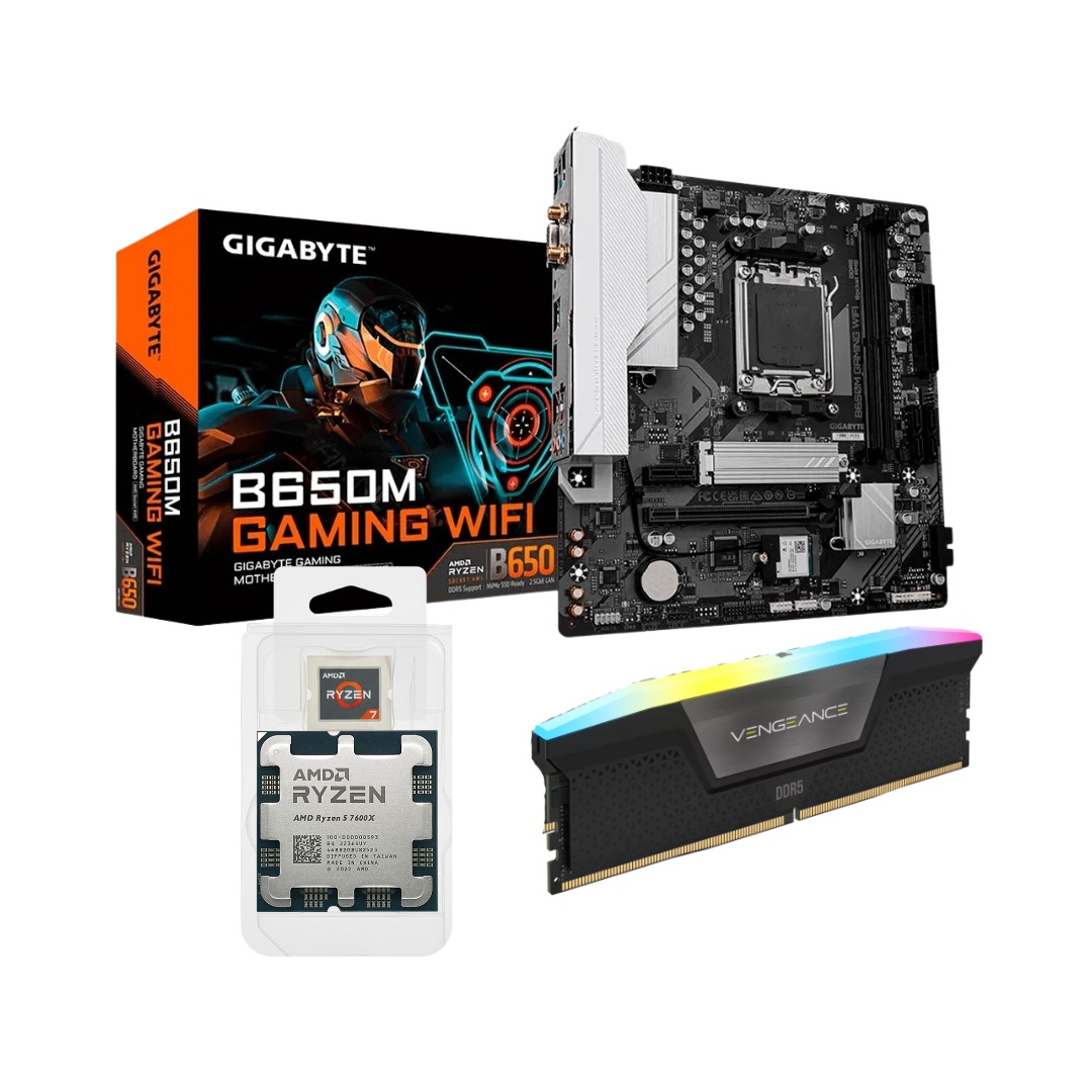 WhatsApp Image 2026-05-14 at 13.00.03 COMBO BOARD B650M + RYZEN 5 7600X + 16GB 6400MHZ CORSAIR RGB - Imagen 1