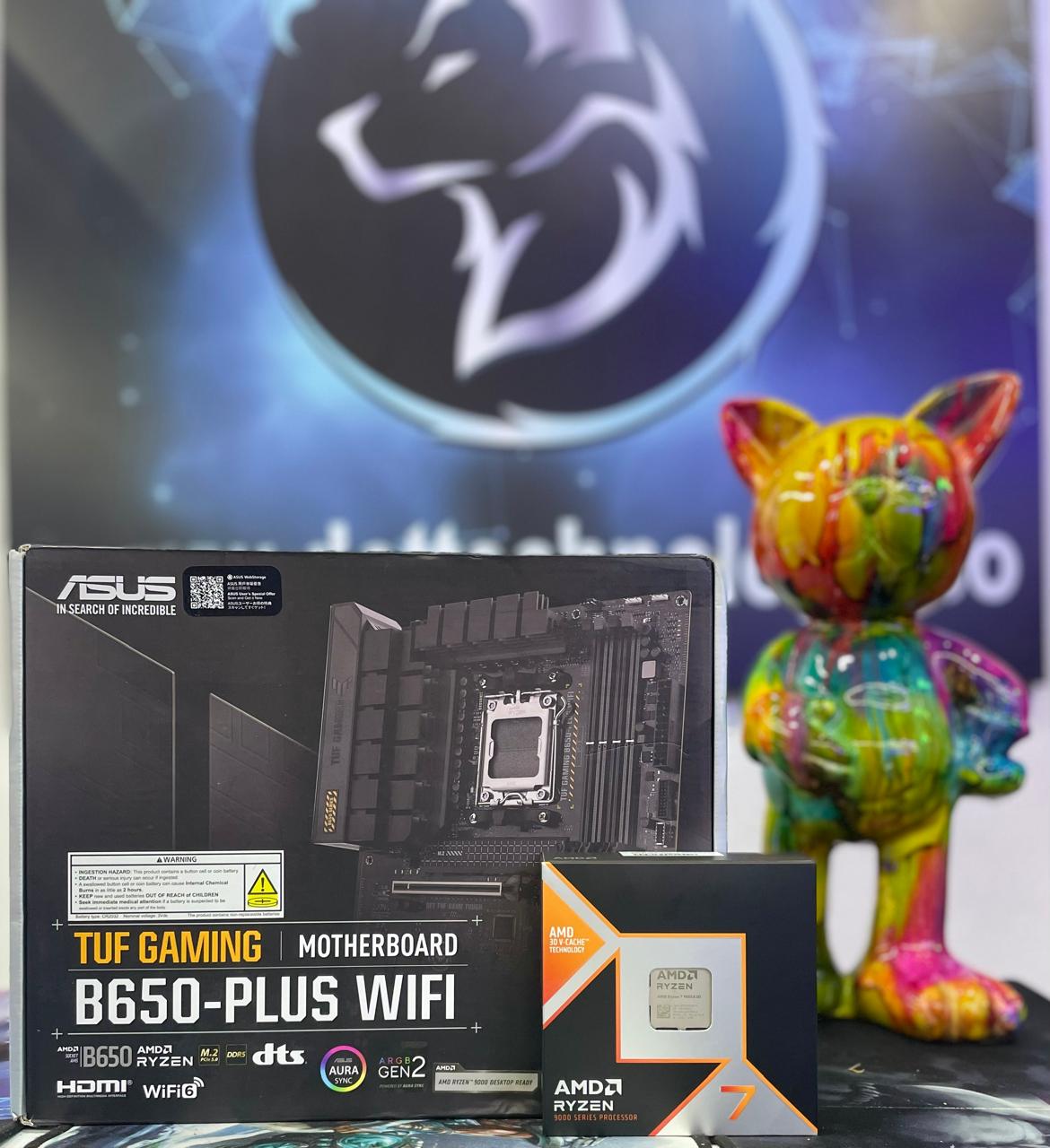WhatsApp Image 2026-05-21 at 11.26.04 COMBO BOARD ASUS TUF B650 + RYZEN 7 9850X3D - Imagen 1