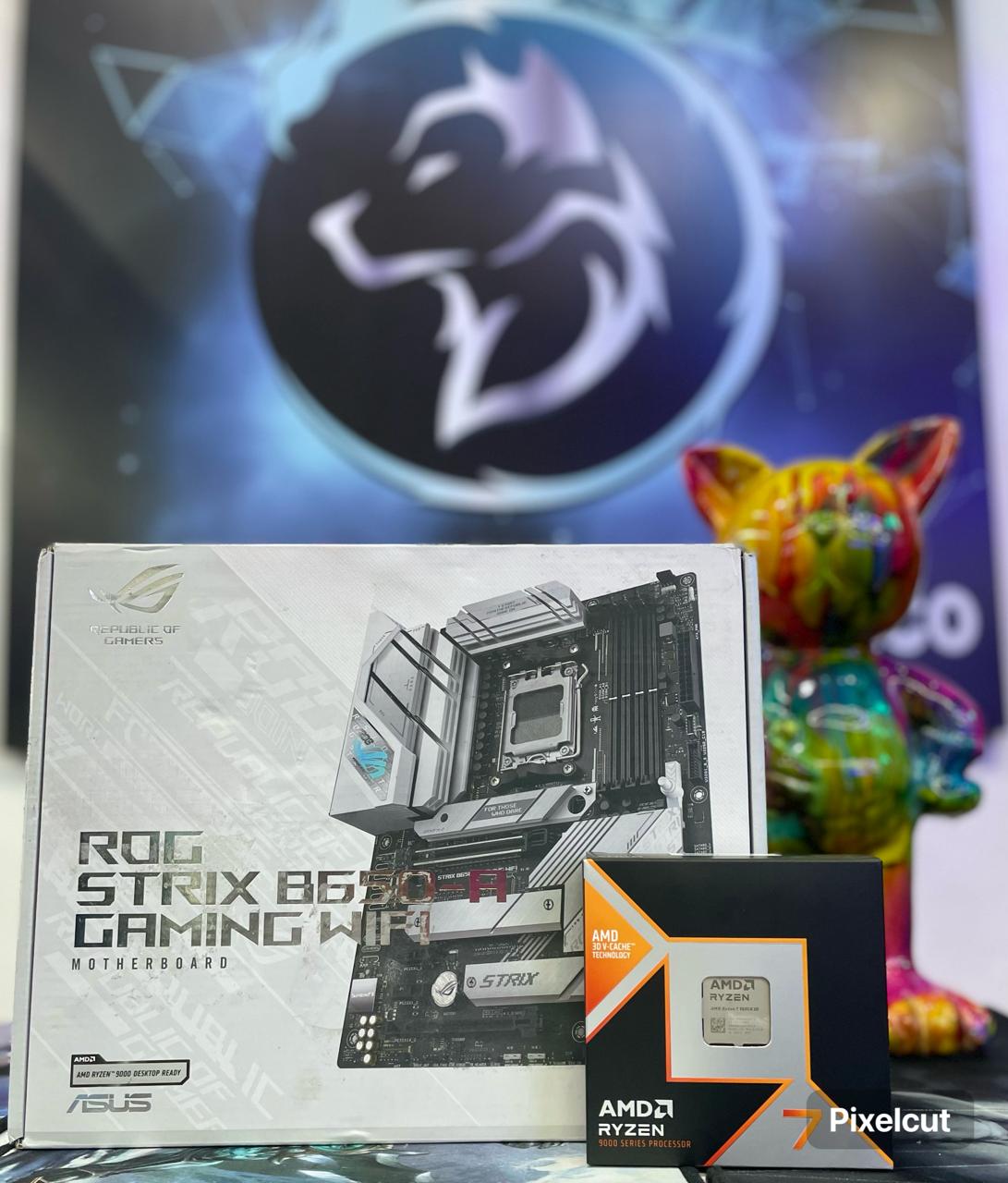 WhatsApp Image 2026-05-21 at 11.26.10 COMBO BOARD ASUS B650 + RYZEN 7 9850X3D - Imagen 1