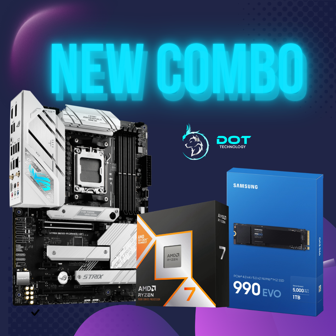 posts (4) COMBO BOARD B650-A + RYZEN 7 9850X3D + DISCO M.2 1TB - Imagen 1