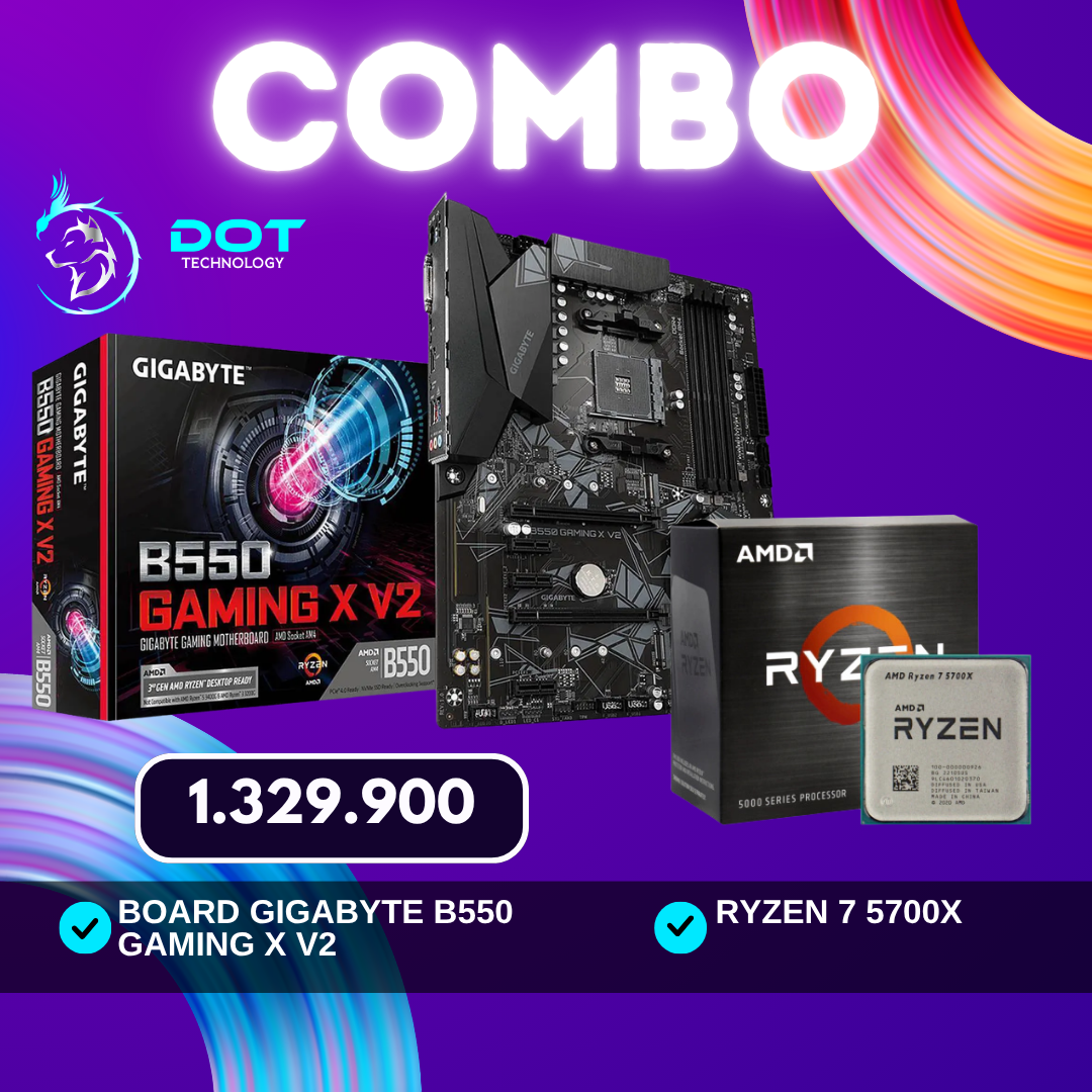 posts COMBO BOARD GIGABYTE B550 + RYZEN 7 5700X - Imagen 1